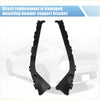 Black plastic rear bumper bracket for toyota prius 1.5l 2010-2015 durable direct replacement part shown from back side