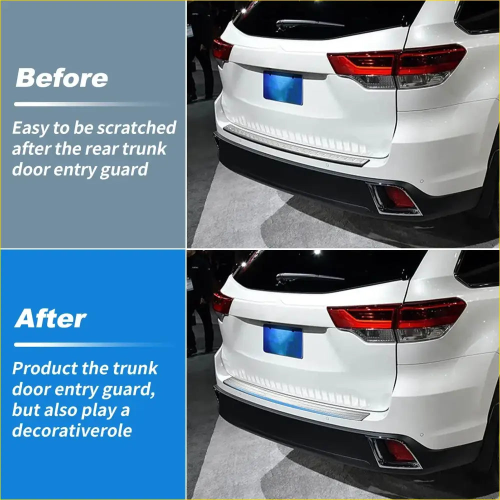 Rear Bumper Guard Protector for Toyota Highlander (2015-2019) - Body Panels
