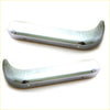 Rear bumper steel x2 for Nissan Datsun 520 620 1968-1979 with chrome finished curved automotive side mirror covers