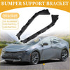 Black plastic rear bumper support bracket for toyota prius 2004-2009 showing the back side in a pair