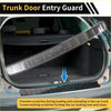 Silver metallic rear bumper topper for toyota sienna 2011-2020 with sleek ribbed scratch guard design