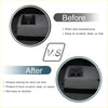 Black textured rear cup holder cover for toyota harrier 80 series 2020-2023 with sleek modern design