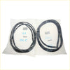 Black rubber weather stripping seals packaged in clear bags with handwritten labels for rear door inner weatherstrip nissan datsun 230/240c/260c 1971-1975