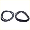 Black rubber rear door inner weatherstrip strips coiled ready for installation on nissan datsun 230 240c 260c 1971-1975
