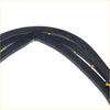 Rear door inner weatherstrip for nissan datsun 230 240c 260c 1971 1975 black rubber with yellow dots on backside