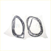 Black rubber rear door weatherstrip seals for mazda familia 3rd gen packaged in clear plastic bags