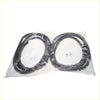 Rear door weatherstrip set for nissan datsun sunny sentra b12 sedan with black rubber seals in clear plastic bags