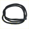 Rear door weatherstrip x2 for mazda familia 323 glc 1980-1985 black rubber with yellow plastic tabs shown from back side