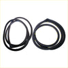 Black rubber rear door weatherstrip strips with yellow and blue markers for mitsubishi sigma colt galant a121 1600