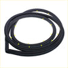 Rear door weatherstrip rubber with yellow markers for mitsubishi sigma colt galant a121 1600 shown from back side