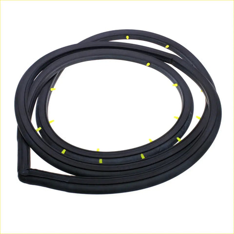 Rear door weatherstrip rubber with yellow markers for mitsubishi sigma colt galant a121 1600 shown from back side
