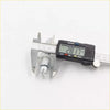 Metallic shiny rear drum brake shoes adjuster for nissan datsun d21 720 measured 28.17 mm with digital caliper