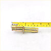 Yellow metal rear drum brake shoes adjuster bolt with threaded shaft and hex head for toyota hilux models