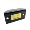 Black rear engine mount cushion for nissan datsun 720 1980-1986 shown from the back side model 11320-b500a