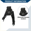 Rear engine mount for toyota avensis 2003-2008 in black with circular rubber center and metal bolts visible