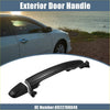 Black rear exterior door handle for Toyota Sienna 2004-2010 with sleek ergonomic design and matte finish shown from back side