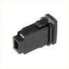 Black plastic rear fog light switch with integrated switch for toyota alphard anh10 2002-2008 car adapter