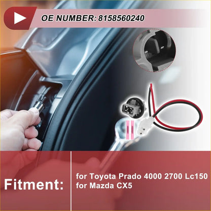 Rear Fog Lights Socket Wiring for Toyota Prado 4000 2700 (2009-2018)