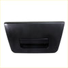 Rear gate handle black plastic with rectangular recessed grip for nissan navara ute d40 2004-2014 back side view