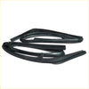 Black rubber rear glass run channel seals for Toyota Hilux rn85 yn85 yn86 rn106 with smooth flexible texture and molded edges