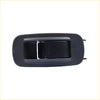 Black plastic rear glass switch lh rh for toyota tacoma 2005–2012 with rectangular button and side tabs back view
