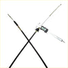Black rear hand brake cable with metallic connectors measured by digital caliper for mitsubishi triton l200 1986-1996