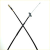 Black rear hand parking brake cable for Toyota Hilux 2004-2015 with window regulator cable and threaded shaft ends