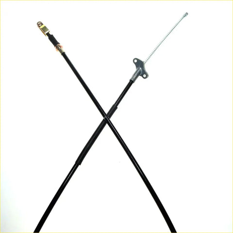 Black rear hand parking brake cable for Toyota Hilux 2004-2015 with window regulator cable and threaded shaft ends