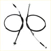 Black rubber-coated rear hand parking brake cables with metallic connectors for nissan ad wingroad y10 van slx nv