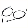 Rear hand parking brake cables for nissan ad wingroad y10 van slx nv with black clutch and brake cables and metallic connectors