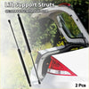 Black metal rear hatch lift supports struts for toyota prius 2001-2009 with oem part numbers shown