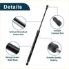 Black rear hatch lift support for toyota auris e15 hatchback with smooth piston rod and durable connect end