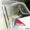 Black rear hatch lift support struts for Toyota RAV4 2019-2023 shown with two pieces and white car back in background