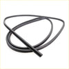 Black rubber rear hatch weatherstrip seal for Nissan Datsun Fairlady Z 240Z 260Z 280Z 1970-1978 showing back side