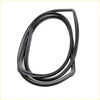 Black rubber rear hatch weatherstrip seal for Nissan Datsun Fairlady Z S30 240Z 260Z coiled with smooth texture