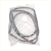 Black rubber rear hatch weatherstrip seal for Nissan Fairlady Z 260Z 280Z 2+2 packaged in clear plastic