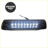 Backside of black led light bar with bright white bulbs for rear led third brake lights ford f-150 2009-2014