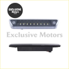 Silver led light bar rear view with sleek modern design and multiple illuminated segments for ford f150 brake light