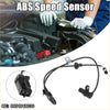 Rear left black abs wheel speed sensor for Toyota Highlander 2004-2007 with coiled cable and connector for automotive use