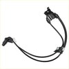 Rear left abs wheel speed sensor for toyota venza 2.7l 3.5l with black rubber cable metal bracket and plastic connectors