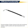 Rear left brake hose for toyota tacoma 2005-2015 braided black hydraulic line with metallic fittings on both ends