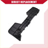 Rear left bumper bracket for toyota highlander 2008 2013 black plastic car interior trim piece back side with ridges