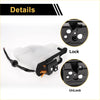 Rear liftgate door lock actuator for toyota 4runner 2003-2009 with white plastic and black metal parts and connected wire