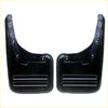 Black plastic rear mudflap quarter panel with matte finish and three ridges for toyota hilux kun26 2012-2015 back side