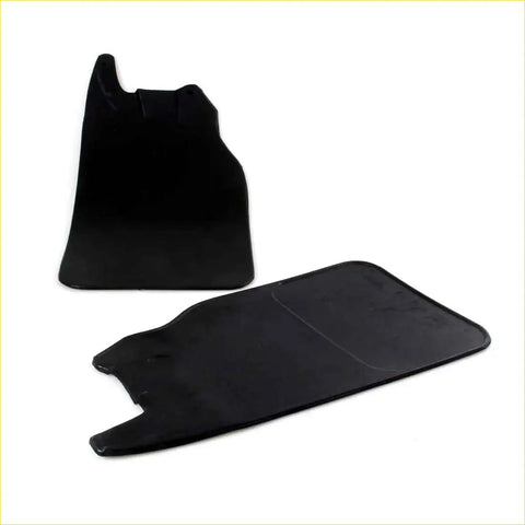 Black suede car floor mats for driver and passenger side fit toyota hilux 2004-2015 rear mudguard use
