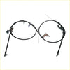 Rear parking brake cables for nissan navara d22 yd25ddti 1997-2004 black automotive brake and clutch cable assemblies with metal connectors