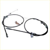 Black rear parking brake cables with metallic connectors and brackets for nissan navara d22 yd25ddti 1997-2004