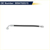 Rear right brake hose for toyota 4runner 2010-2018 black rubber with chrome fittings and 90-degree bend on one end