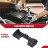 Rear right black plastic bumper bracket for toyota highlander 2008-2013 with molded ridges and mounting holes