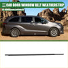 Black rubber rear right door window belt weatherstrip for 2011-2020 toyota sienna with oe number 6823008020 shown with gray minivan